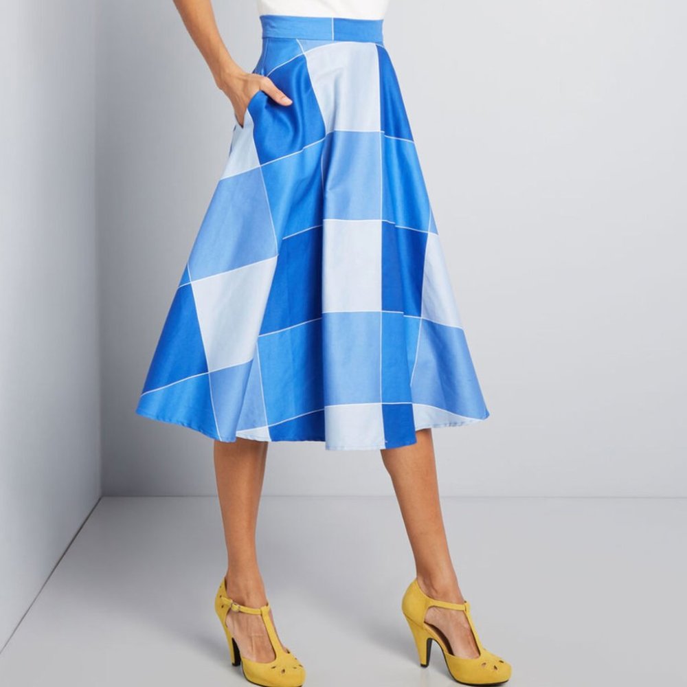 Collectif x MC All in the Pockets Midi Skirt